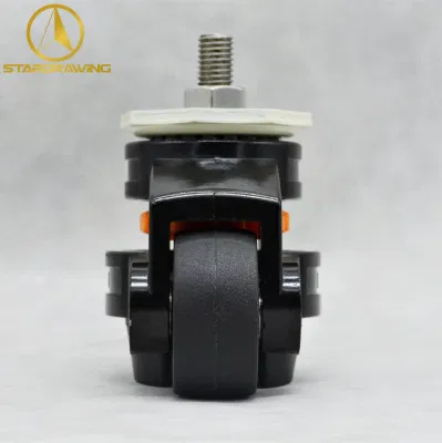Stardrawing Adjustable Footmaster Leveling Casters Wheels Threaded Stem Type