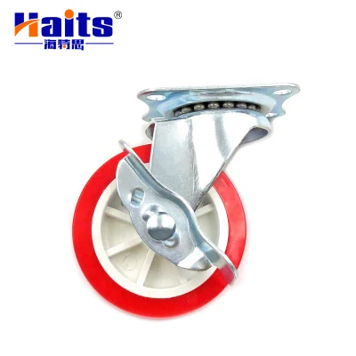 Mini Caster 1.5&quot; All Size Edge Brake Caster Wheel with Stopper