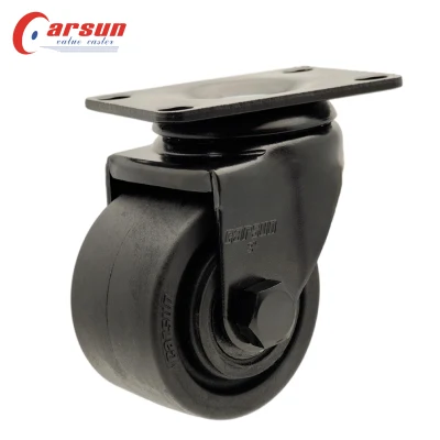 Manufacturer Direct Selling Caster 1.5/2/2.5/3 Inch Heavy Duty Castors Nylon PU Caster Wheel Low Gravity Casters