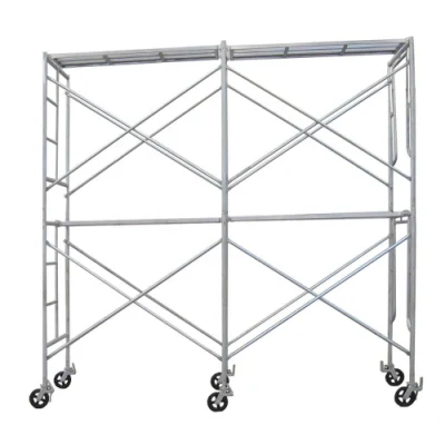 Movable Frame Scaffolding Set with Caster Wheel