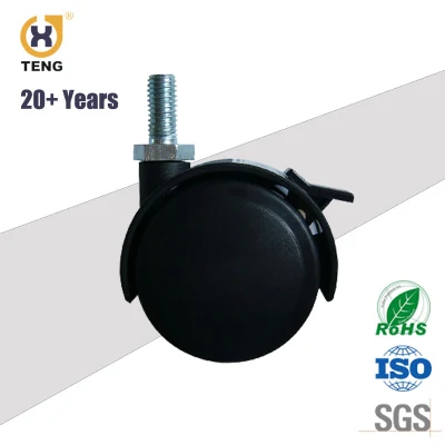 High Quality 50mm PU Furniture Caster Wheel Top Plate Swivel Chair Wheel