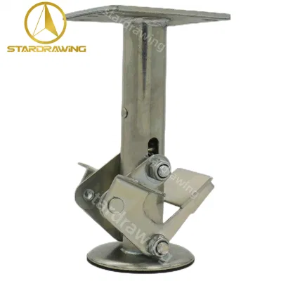 Stardrawing Anti Rust 304 Stainless Steel Floor Lock Castor Wheel