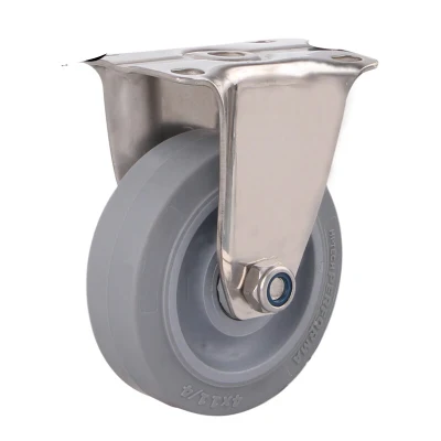 50mm 20kg Load Capacity White Nylon Stainless Steel Rig Light Duty Small Furniture Caster Castor Wheel Supplier
