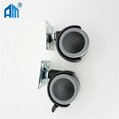 PU 1.5 Inch Locking Usage for Chair Furniture Hardware Caster Wheels