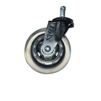 Medical Equipment Medium Caster Furniture 75mm Black Electrophoresis Stand Wheels