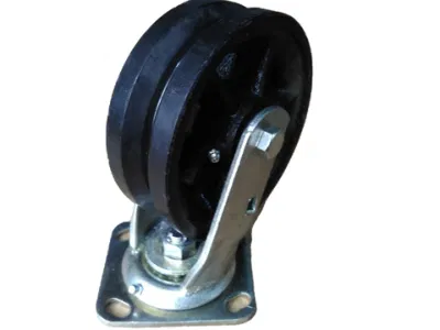 Wholesale Heavy Duty Swivel Rigid Steel V-Groove Caster Wheel