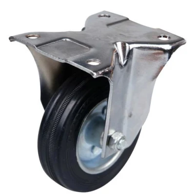 China OEM Factory 100mm Industry Castor Swivel Top Plate Caster Nylon Wheel