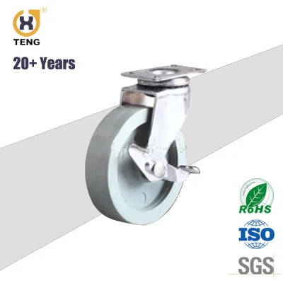 Flexible 3 Inch Small Size Duty Swivel Plate PP Caster