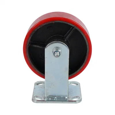 4 5 6 8inch Large Load Heavy Duty Industry Iron Swivel Casters Wheels with Brake