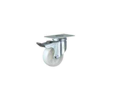 China OEM High Quality 3inch Swivel Top Plate Thermoplastic Rubber Caster Plastic Center with TPR Wheel