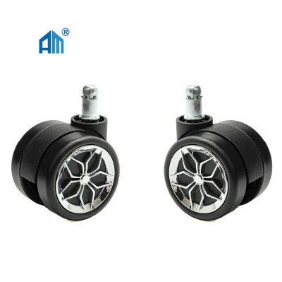 PVC Rubber Nylon Material Caster Wheels with Brake Caster Wheels for Furniture