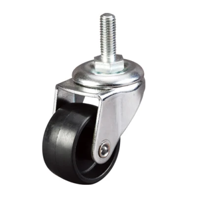 Factory Furniture 1.5/2/5.5/3 Inch Swivel Thread Stem PU Caster Wheel