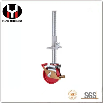 Heavy Duty Swivel Caster with Polyolefin Wheel (with side brake)