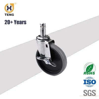 100mm Light Duty Cabinet or Cart Replacement Swivel Caster Wheel