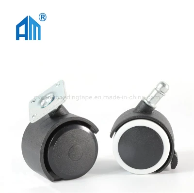 1.5 Inch Nylon Office Chair Castor Swivel Furniture Plastic Locking Caster Wheels