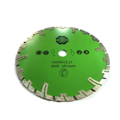 Diamond Saw Blade Cutting Wheel 9 Inch for Granite Stone Cutting Disc with T-Protective Segment
