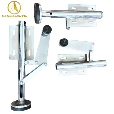 Stardrawing Side Mounting Adjustable Height Floor Truck Locks for Caster Wheel