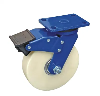 Extra Heavy Duty Industrial Super Toughened Nylon Caster Baking Plated