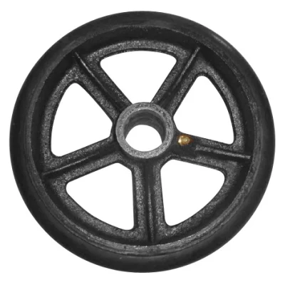 High Quality Medium Heavy Duty Swivel Rigid Rubber Caster Wheel