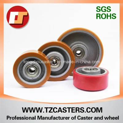 Swivel Indsutrial Super Load PU Wheel 8 Inch Heavy Duty Casters 2400lbs