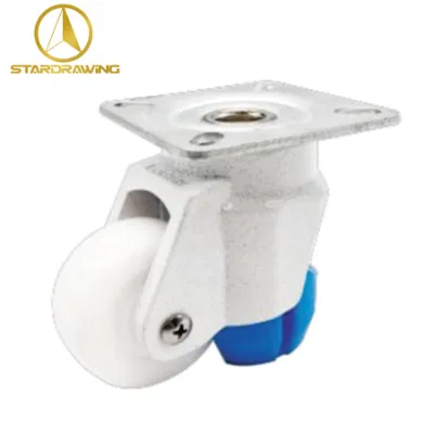 Stardrawing Small Size Leveling Castors and Leveler 50 to 110 Kg Load