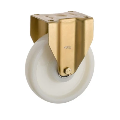 5in Yellow Zinc Plate Heavy Duty Caster with Locking
