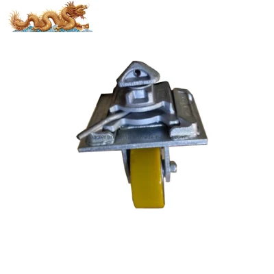 Easy Lock 3 Ton 5 Ton ISO Shipping Container Caster Wheel