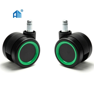 PVC Rubber Nylon Material Caster Wheels with Brake Caster Wheels for Furniture