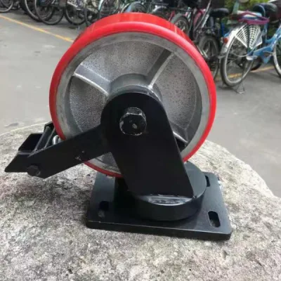 Super Heavy Duty 4 5 6 8 10 12inch Nylon PA Industrial Caster Wheels with Lock
