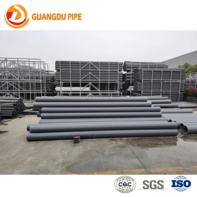 China Supplier Wholesale Plastic Products UPVC CPVC PVC-O PVC-Uh UPVC-M PVC Pipe for Water Supply Irrigation Drainage Sewage Conduit Pipe