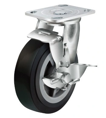 1/1.5/2/2.5/3 Inch Small Rotating Castor Wheel PVC Caster Wheel with Brake