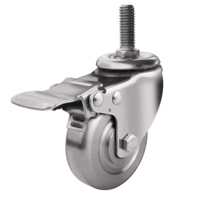 Swivel Industrial Super Load PU Wheel 8 Inch Heavy Duty Casters