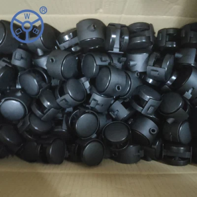 Wbd 4 Inch Special Furniture Castors Unthreaded Stem Locking Plastic Caster Wheel Nylon and PP Material for Office Chairs, Small Cabinets, Baby Beds, Trolleys