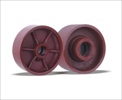 Source Factory Hot Products 150X50mm Heavy Duty Roller Bearing Iron Caster Wheel