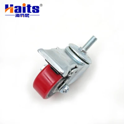 China Manufacturer 3.5 Inch Swivel Industrial PU Wheel Caster with Brake