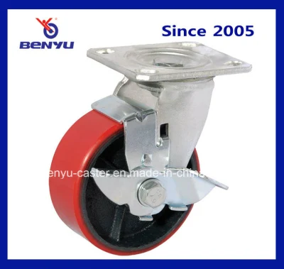 Heavy Duty Caster Swivel with Brake