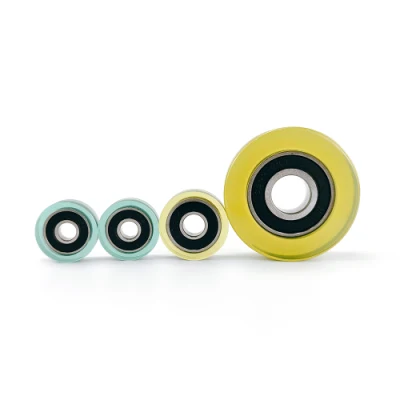 HXHV Single V groove window nylon bearing pulley sliding aluminium roller wheel for Furniture casters