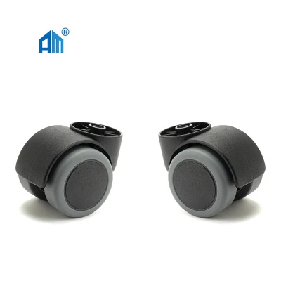 PVC Rubber Nylon Material Caster Wheels with Brake Caster Wheels for Furniture