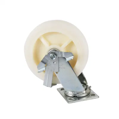 6 Inch Swivel Heavy Duty Locking Solid Nylon Caster Wheels