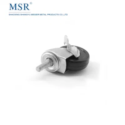 Good Price M12-100 Threaded Stem Swivel Casters with Brake for T Slot Aluminium Profile