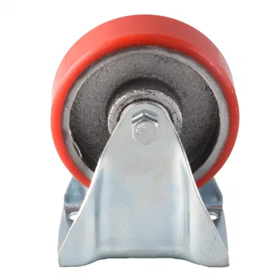 M16 Medium Duty Type Fixed/Swivel/Brake/Threaded Stem/Bolt Hole Cast Iron Wheel Caster