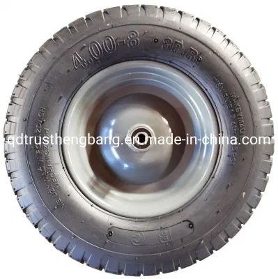 Heavy Duty Pneumatic Rubber Wheel Used for Wheelbarrow Garden Dump Cart 3.50-8 4.00-8