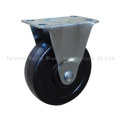 5 Inch Medium Duty Steel PU Caster with Double Brake