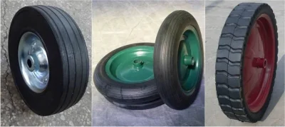 Heavy Duty Solid Rubber Wheel with 6X1.2