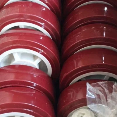 Heavy Duty Polyurethane Swivel Industrial Rubber Caster Trolley Cart Wheels