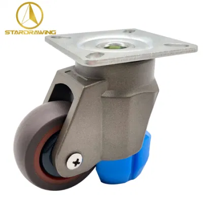 Stardrawing 80kg Load Mini Size Casters Leveling Castor Wheels