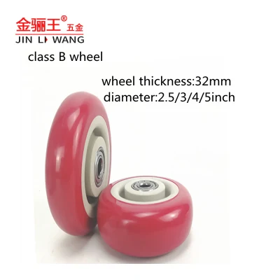 Custom Wholesale 2.5 3 4 5inch Rubber Casters Wheels Furniture Heavy Duty Casters Swivel Wheel Caster with Brake Industrial Rotating Wheel Castor for Trolley