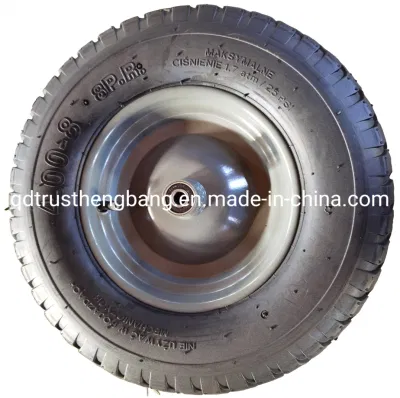 Heavy Duty Pneumatic Rubber Wheel Used for Wheelbarrow Garden Dump Cart 3.50-8 4.00-8