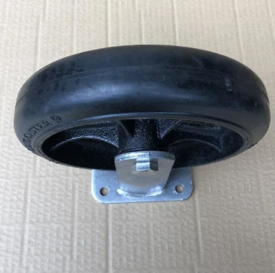 Industrial 8in Medium Heavy Duty Rubber Swivel Caster