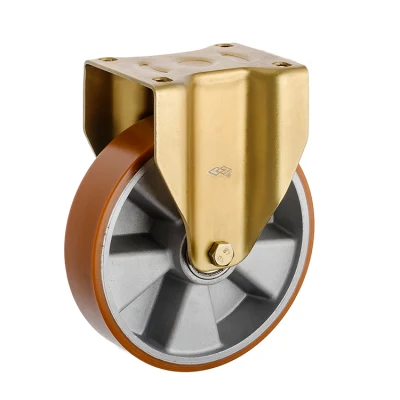 150mm High Load Industrial Equipment 6inch Swivel Brake Type PU Wheel Castor 5&quot; 6&quot; 6.4&quot; 8&quot; 10&quot; Heavy Duty Caster Swivel Wheels